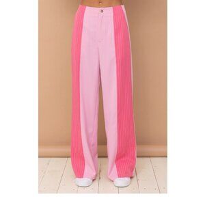 NWT CORI COLORBLOCK TROUSER PANTS, PINK, VARIOUS SIZES